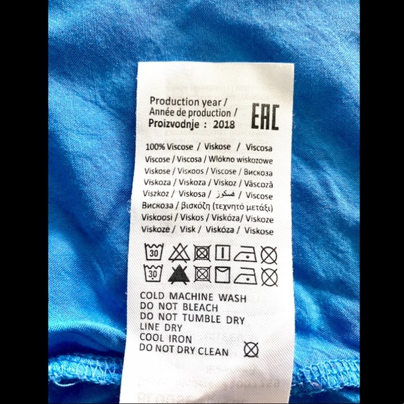 Junarose short sleeve blouse, size XXL, colour Blue - Picture 8 of 8